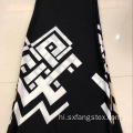अनुकूलित 100% पॉलिएस्टर Nida मुद्रित अफ्रीकी Abaya कपड़ा